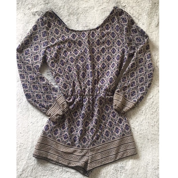 Multi color print romper - Picture 2 of 3